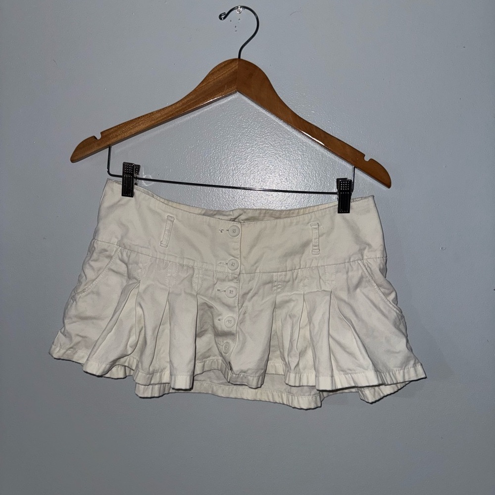 Hollister White Mini Skirt